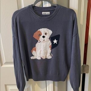 Hollister Light Blue Knit Sweater